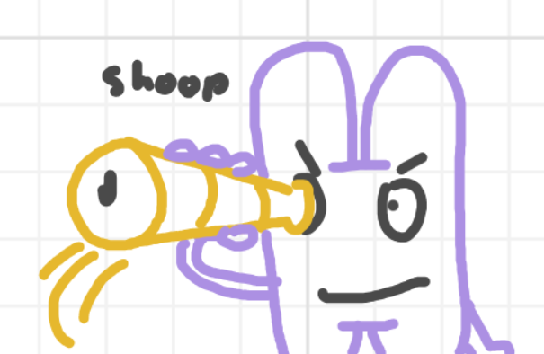 A panel from What's The Point, episode five of the Board Boards object show by Furretwalk/WalkingFurret.